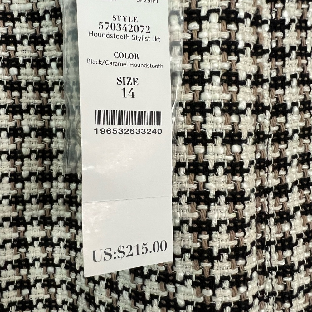 WHBM houndstooth jacket - Picture 3 of 4